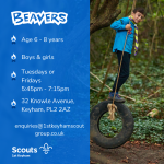 1st Keyham - Beavers Promo - Facebook/Instagram